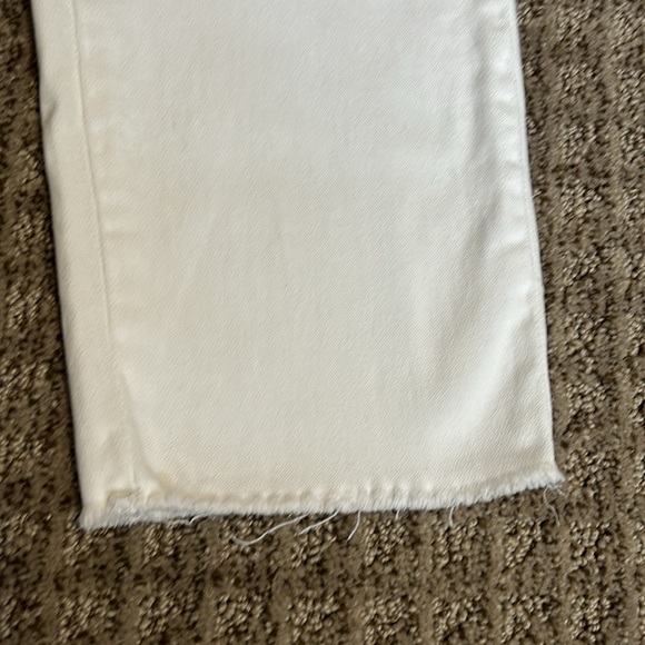 GG white cropped jeans, with sparkle inserts on legs - Picture 2 of 3